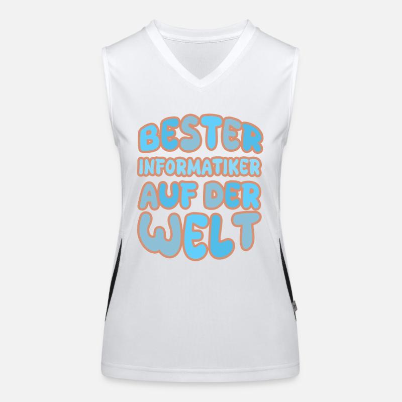 Gift for Computer Scientist Women's Functional Contrast Tank Top