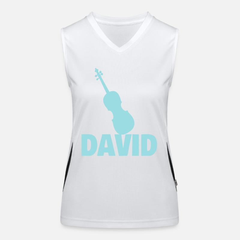 Bratsche David Funktionelles Kontrast-Tank Top für Frauen