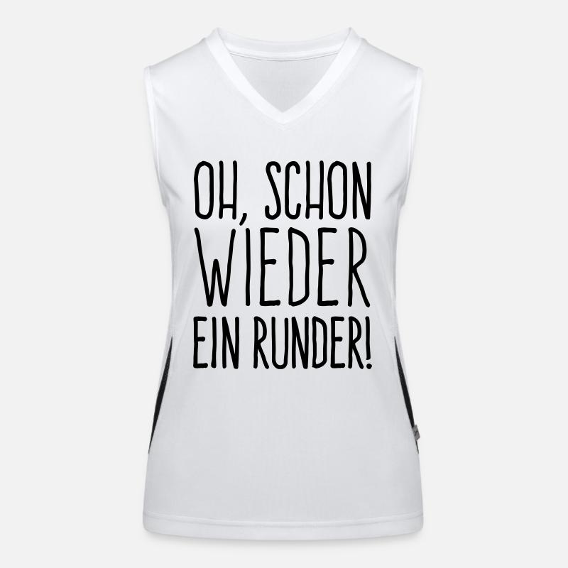 Runder Geburtstag Farbwechsel Funktionelles Kontrast-Tank Top für Frauen