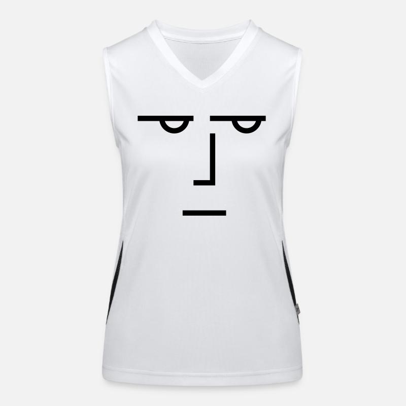 Ein ernster Blick Funktionelles Kontrast-Tank Top für Frauen
