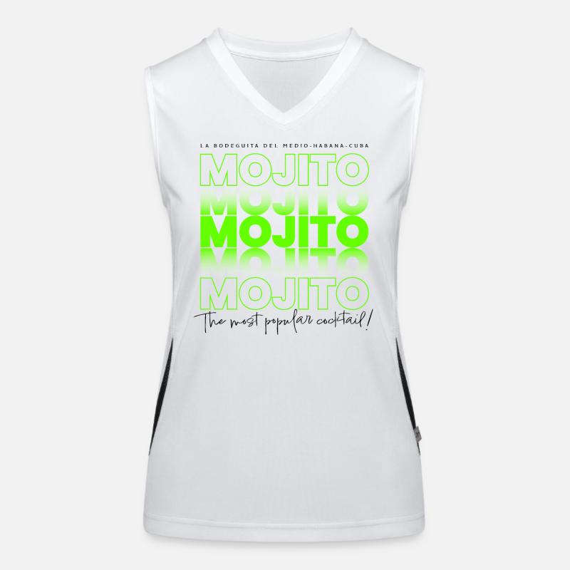 Mojito - Der beliebteste Cocktail! -Putting-Grün Funktionelles Kontrast-Tank Top für Frauen