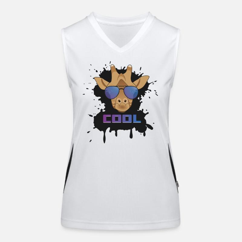 Giraffe cool Women's Functional Contrast Tank Top