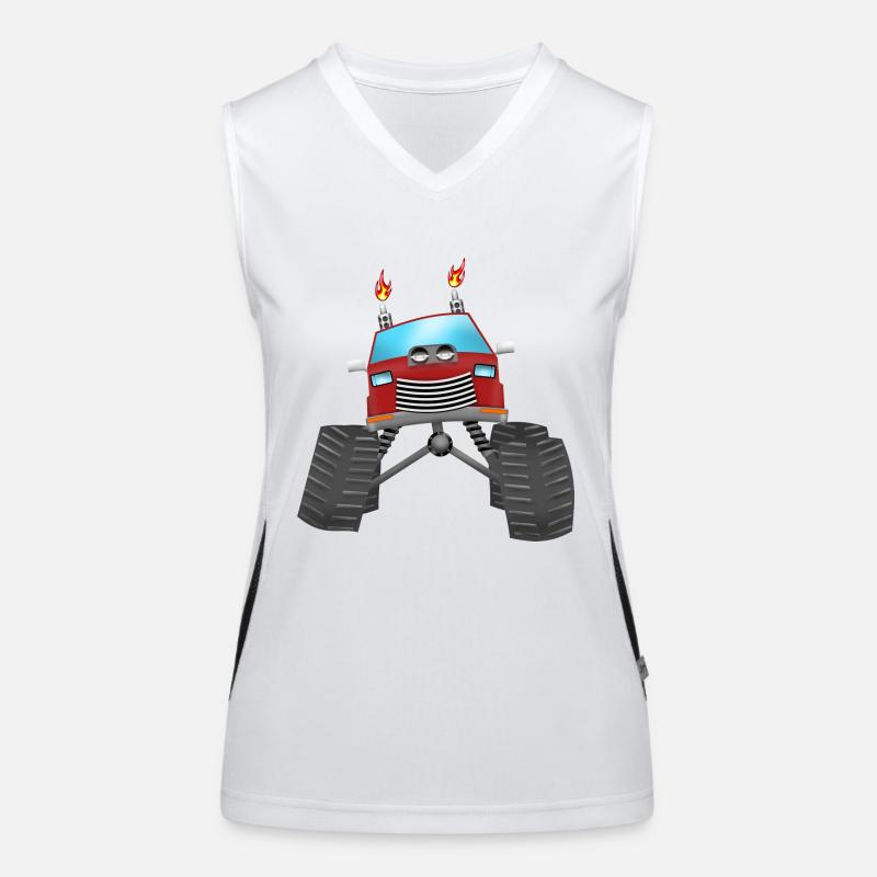 Monstertruck Funktionelles Kontrast-Tank Top für Frauen