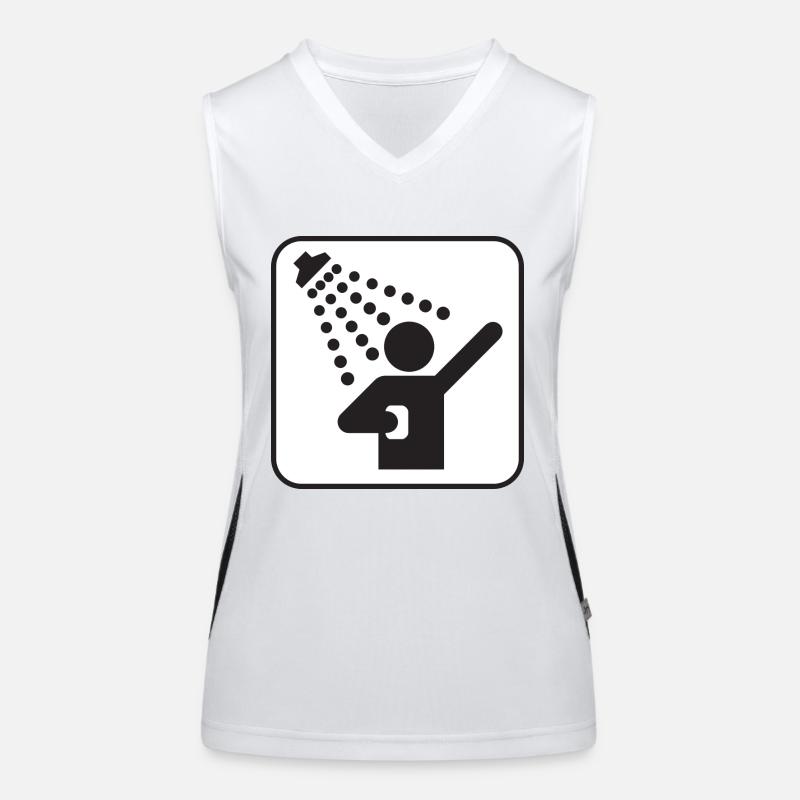 Duschen Funktionelles Kontrast-Tank Top für Frauen