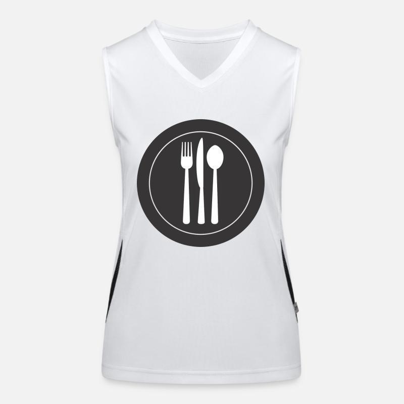 couverts vaisselle flatware silverware cutlery154 Débardeur respirant contrasté Femme