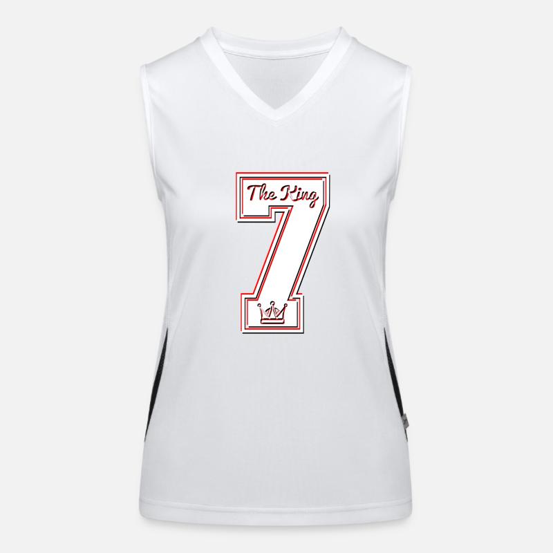 Sammlung THE KING "7" Funktionelles Kontrast-Tank Top für Frauen