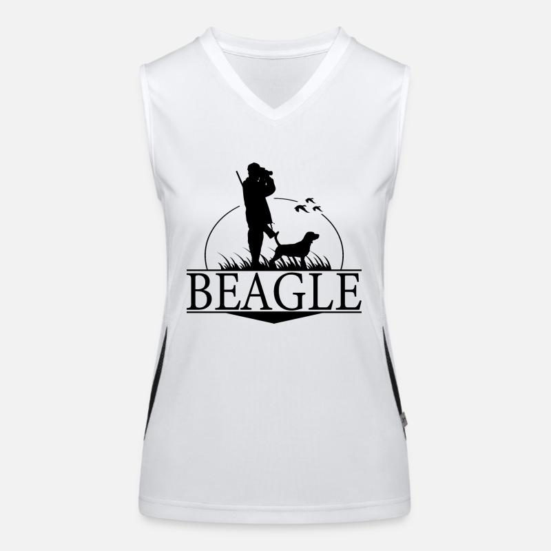 BEAGLE Jagdhunde Jagdhund Jäger Hund Wilsigns Funktionelles Kontrast-Tank Top für Frauen