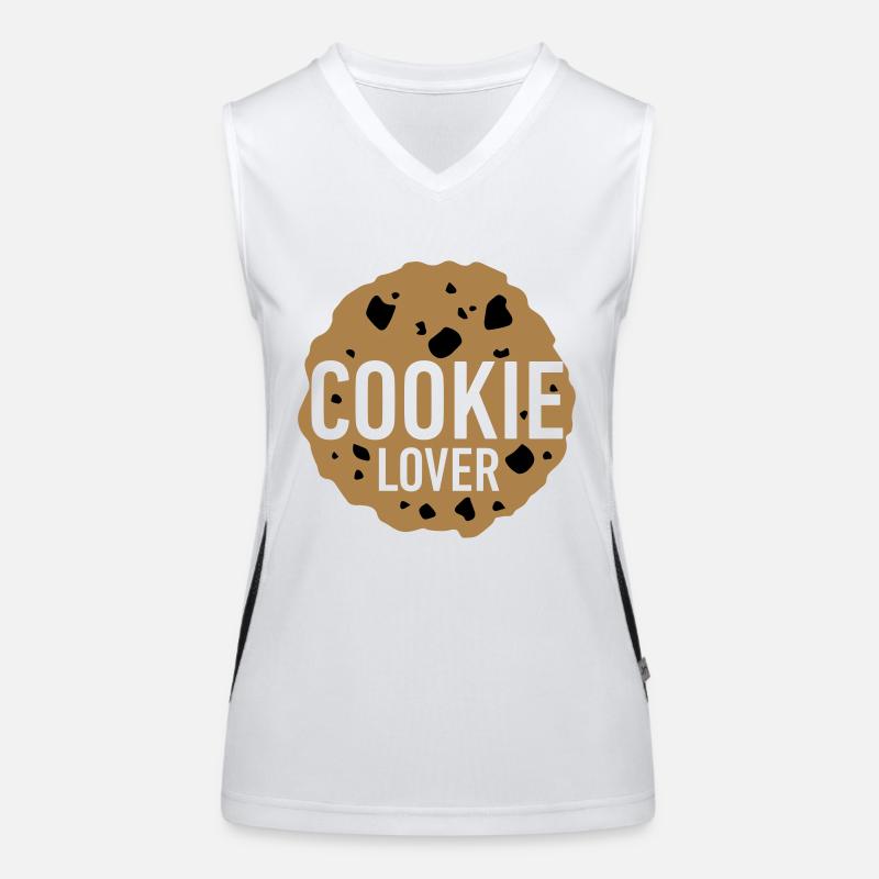 cookie lover Women's Functional Contrast Tank Top