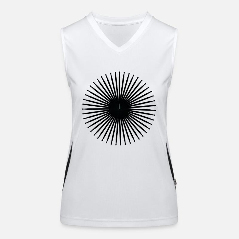 Drummer Drumstick Women's Functional Contrast Tank Top
