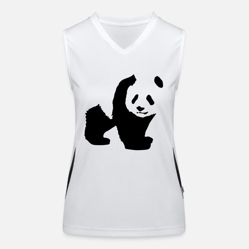 panda Women's Functional Contrast Tank Top