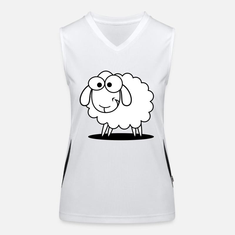 mouton Débardeur respirant contrasté Femme