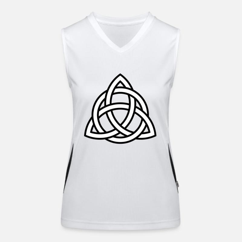 Celtic knots - Celtic symbol Women's Functional Contrast Tank Top
