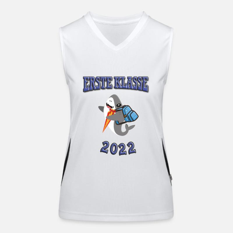 Geschenk zur Einschulung Funktionelles Kontrast-Tank Top für Frauen