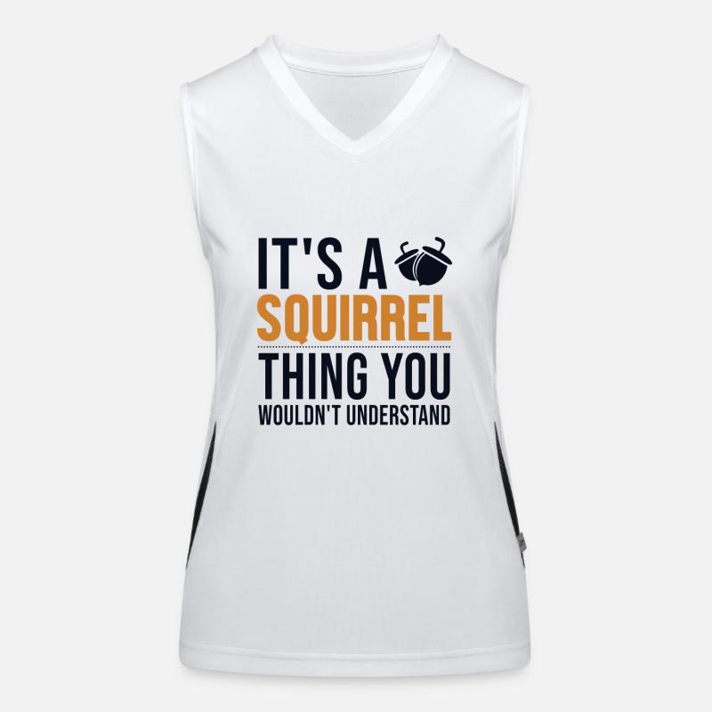 It's a Squirrel Thing Fuchshörnchen Squirrel Funktionelles Kontrast-Tank Top für Frauen