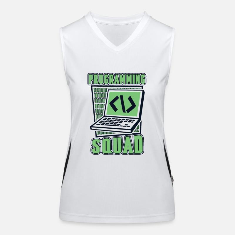 Programming Squad Softwareentwickler Developer Funktionelles Kontrast-Tank Top für Frauen