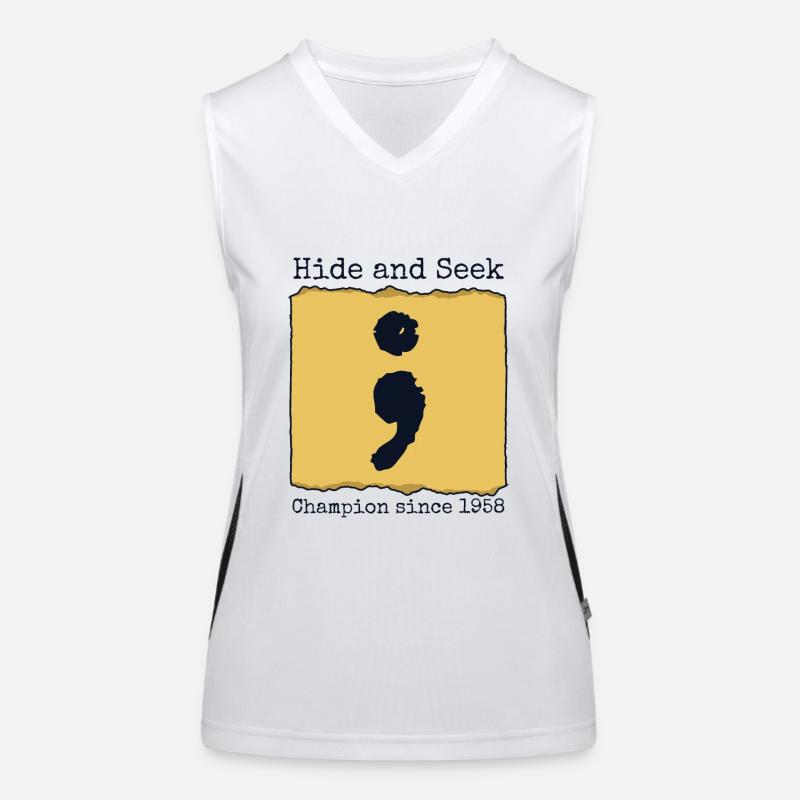 Hide And Seek Champion Since 1958 Developer Women's Functional Contrast Tank Top