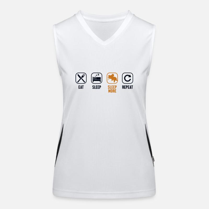 Manger Dormir Dormir Plus Répéter Koalabear Eucalyptus Débardeur respirant contrasté Femme