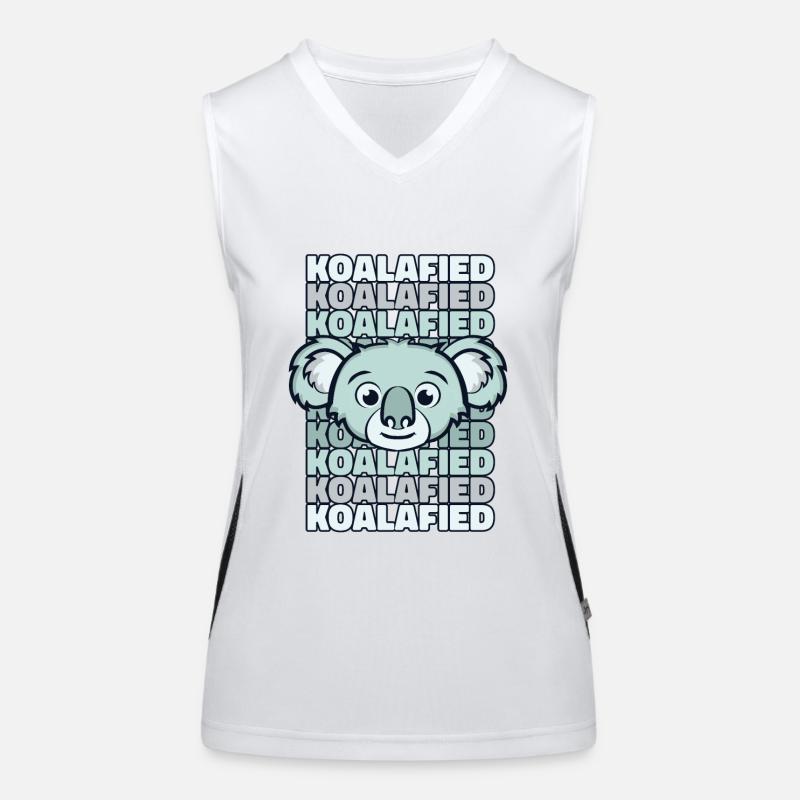 Koalabär Eukalyptus Phascolarctos Funktionelles Kontrast-Tank Top für Frauen