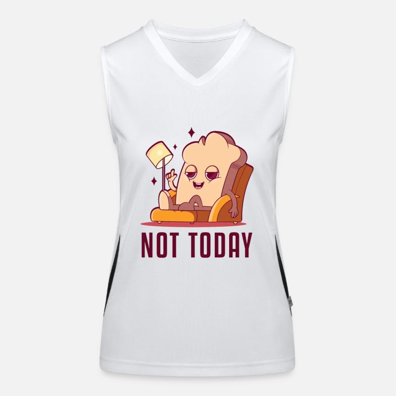 Not Today Bread Maker Bread Dough Bread Queen Women's Functional Contrast Tank Top