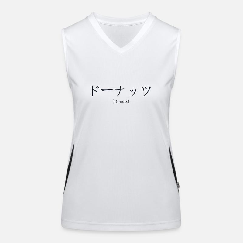 Beignets Japonais Nihongo Beignet Maker Glacé Débardeur respirant contrasté Femme