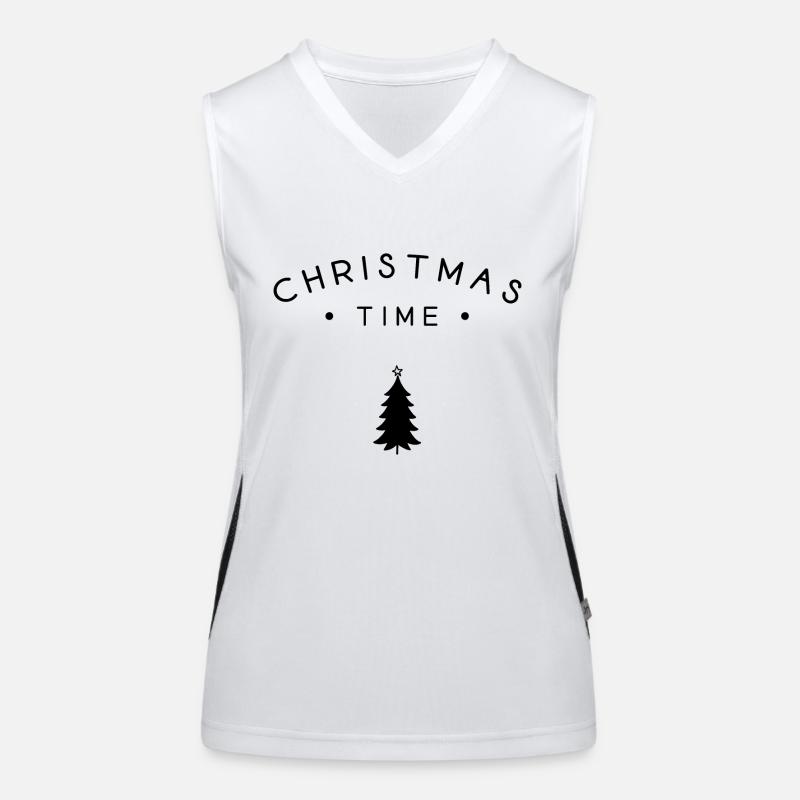 Période de Noël Débardeur respirant contrasté Femme