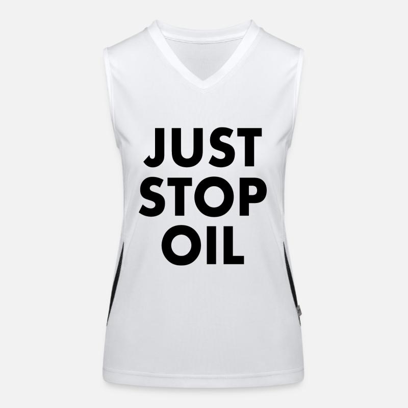 Just stop oil Débardeur respirant contrasté Femme