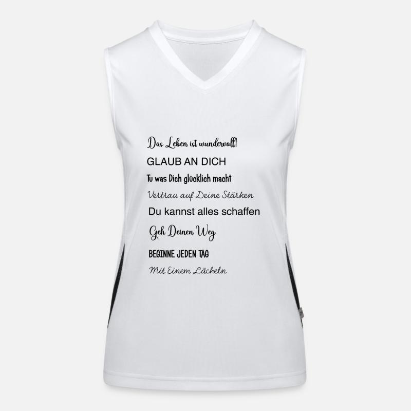 Geschenk Konfirmation für Junge, Sohn, Tochter Funktionelles Kontrast-Tank Top für Frauen