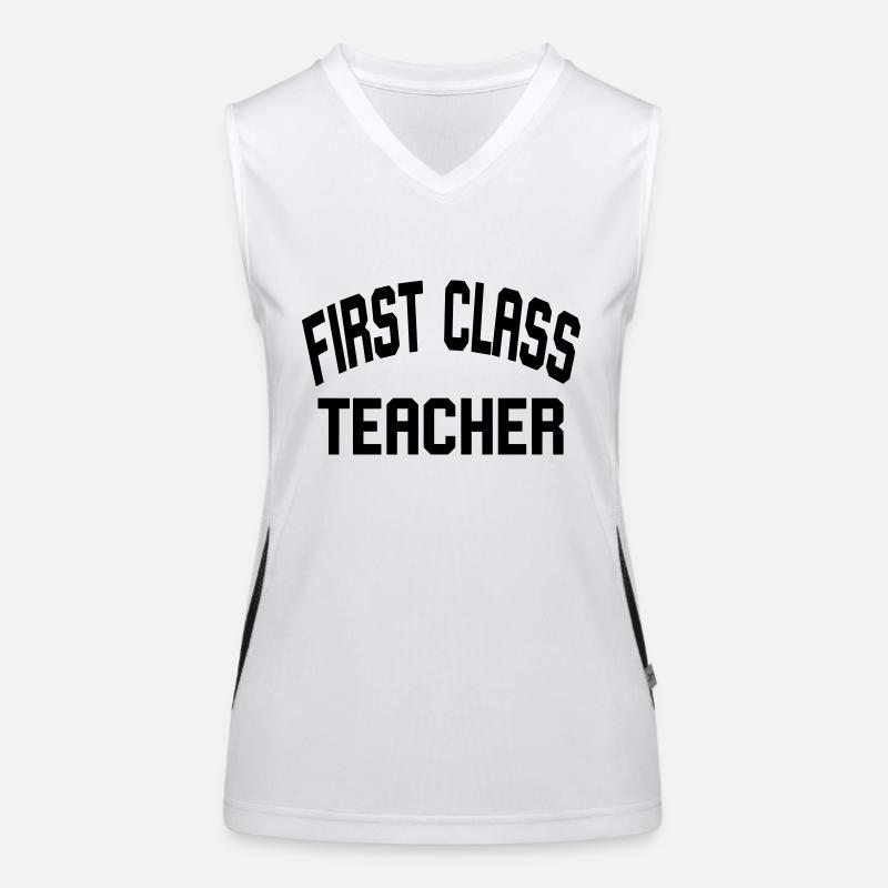 First Class Teacher Funktionelles Kontrast-Tank Top für Frauen