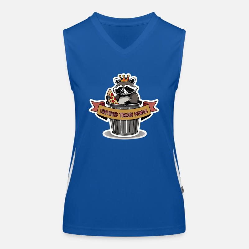 Certifié Trash Panda – Raton laveur avec couronne Débardeur respirant contrasté Femme