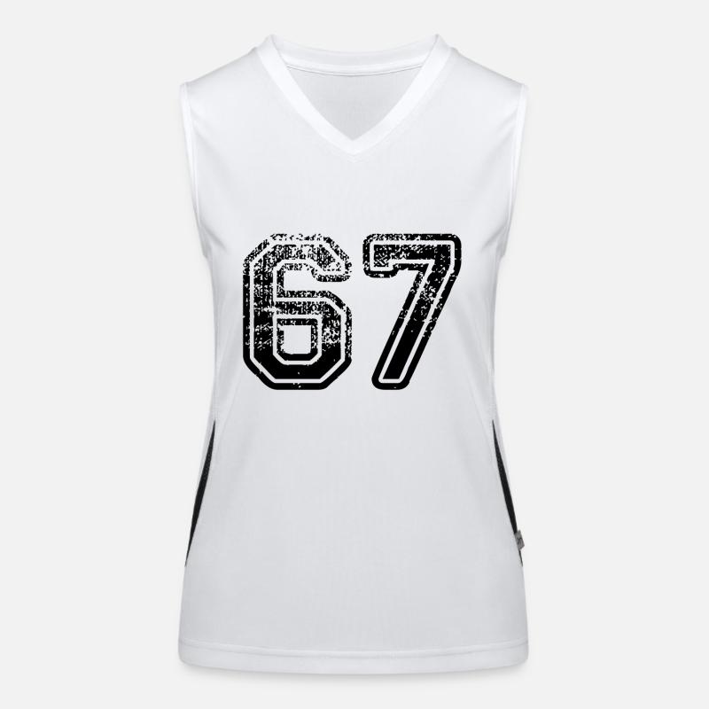 67 Funktionelles Kontrast-Tank Top für Frauen