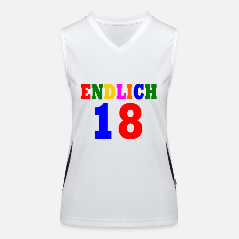 Endlich 18 Funktionelles Kontrast-Tank Top für Frauen