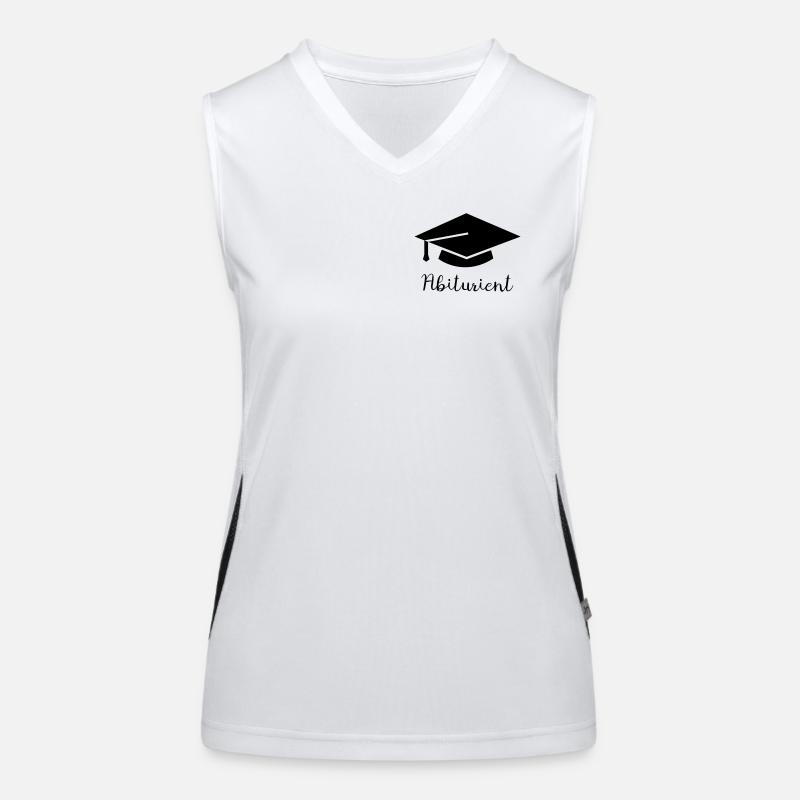 Abiturient Funktionelles Kontrast-Tank Top für Frauen