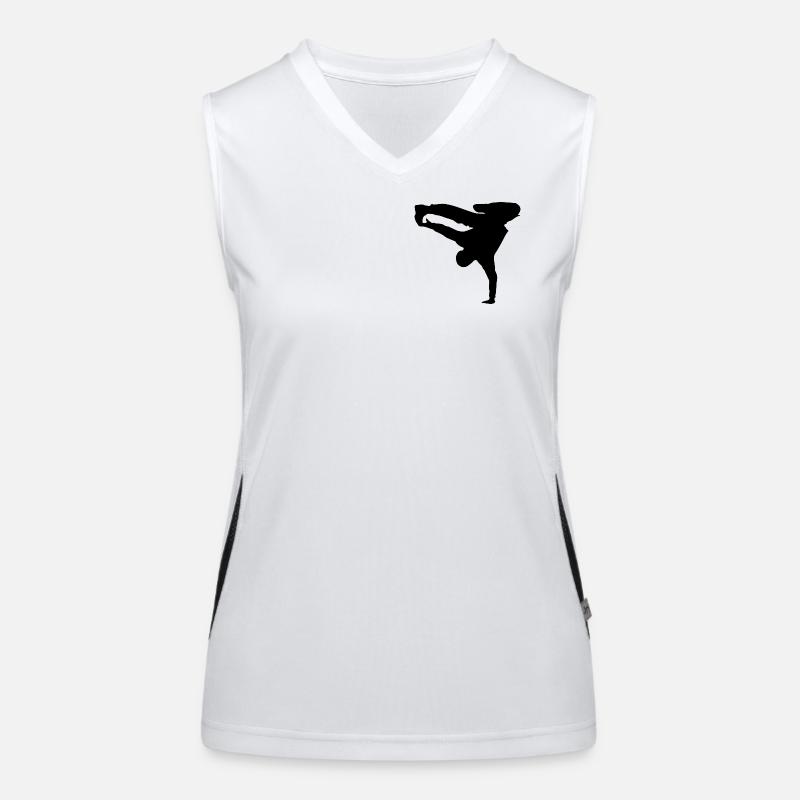 Capoeira dance Funktionelles Kontrast-Tank Top für Frauen