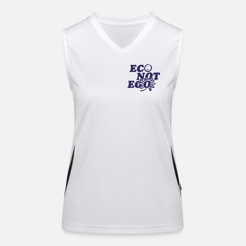 Eco instead of ego Women's Functional Contrast Tank Top