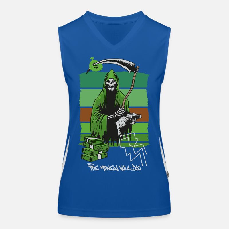The Grim Reaper Women's Functional Contrast Tank Top