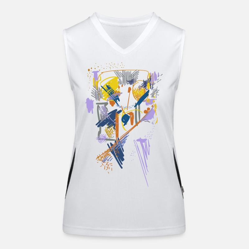 Architecture Abstrait Débardeur respirant contrasté Femme