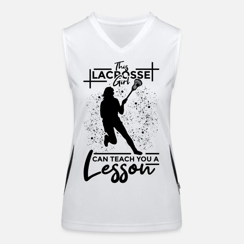 Lacrosse Player Women's Functional Contrast Tank Top