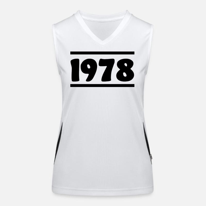 1978 Geburtstag 1978  Funktionelles Kontrast-Tank Top für Frauen