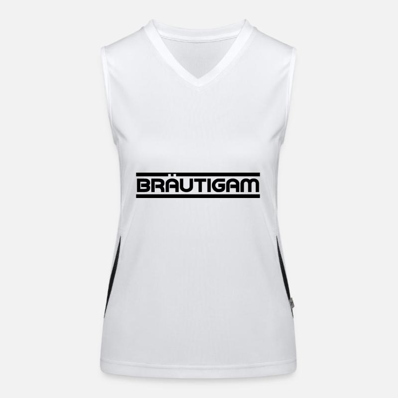 Groom / Bachelor Party / Party / Celebration Women's Functional Contrast Tank Top