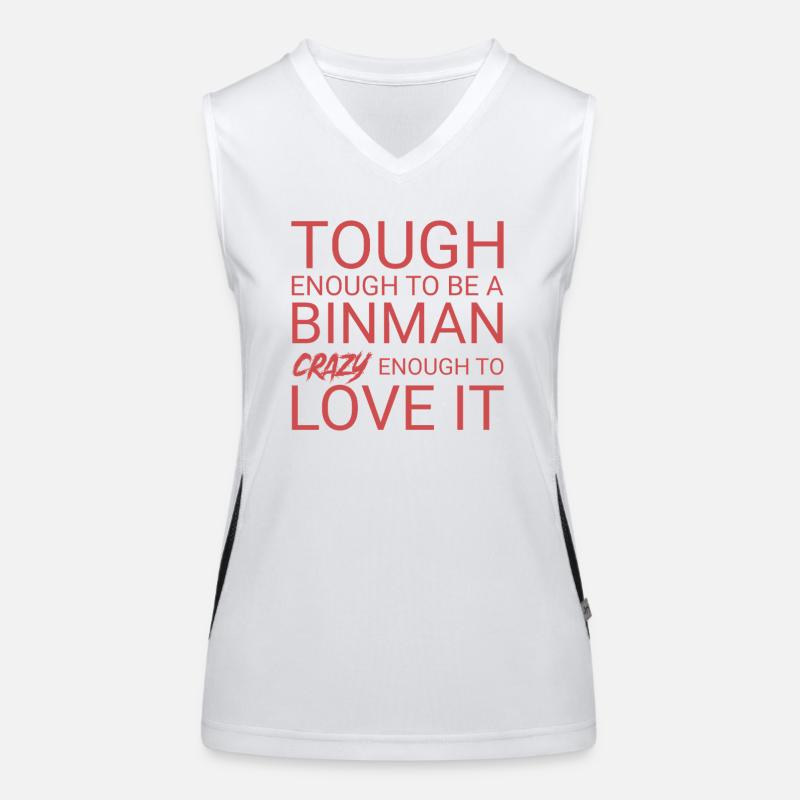 Binman Crazy Funktionelles Kontrast-Tank Top für Frauen
