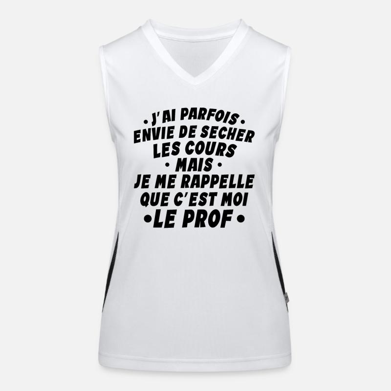 Professeur - Enseignant - Je Suis Professeur Débardeur respirant contrasté Femme