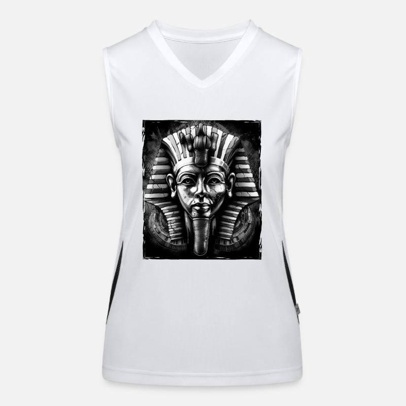 Pharaoh Portrait Women's Functional Contrast Tank Top