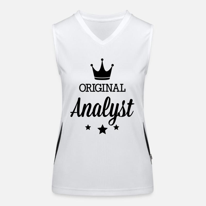 Original drei Sterne Deluxe Analyst Funktionelles Kontrast-Tank Top für Frauen
