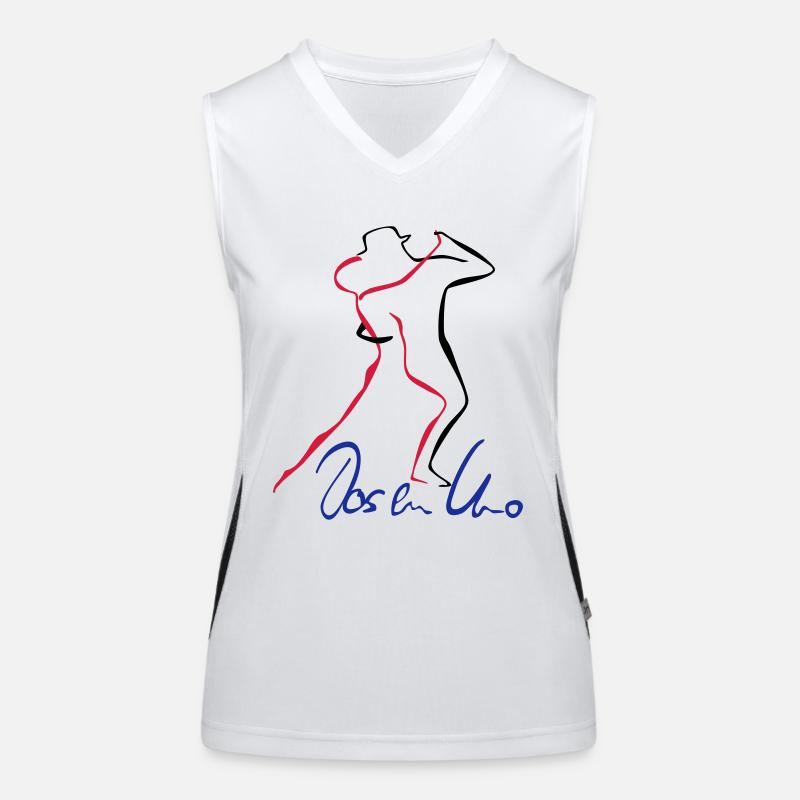 Tango Dos en Uno Funktionelles Kontrast-Tank Top für Frauen