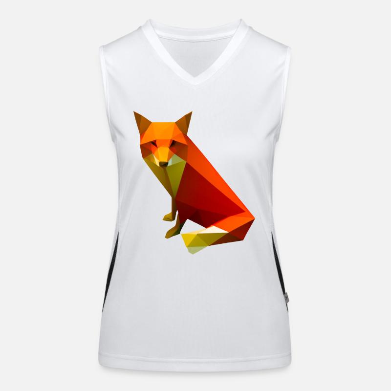 Fox Funktionelles Kontrast-Tank Top für Frauen