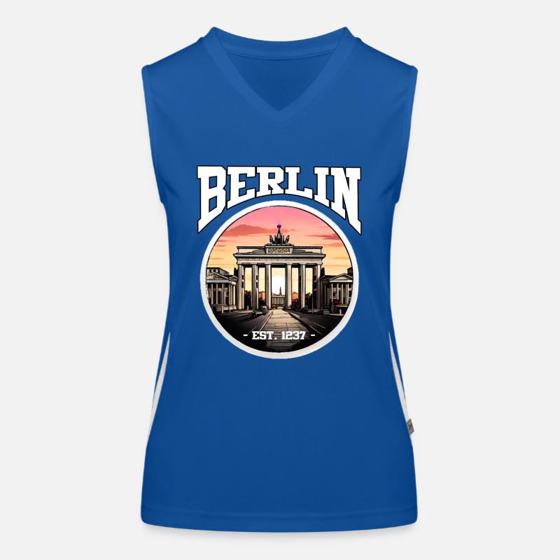 Berlin seit 1237 Funktionelles Kontrast-Tank Top für Frauen