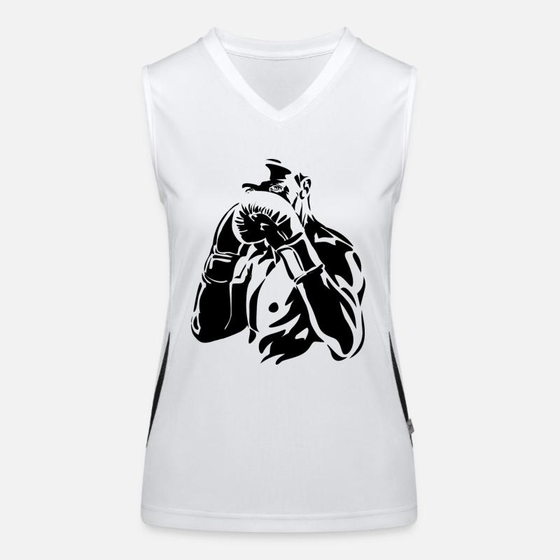 Boxing, martial arts, boxing training Women's Functional Contrast Tank Top