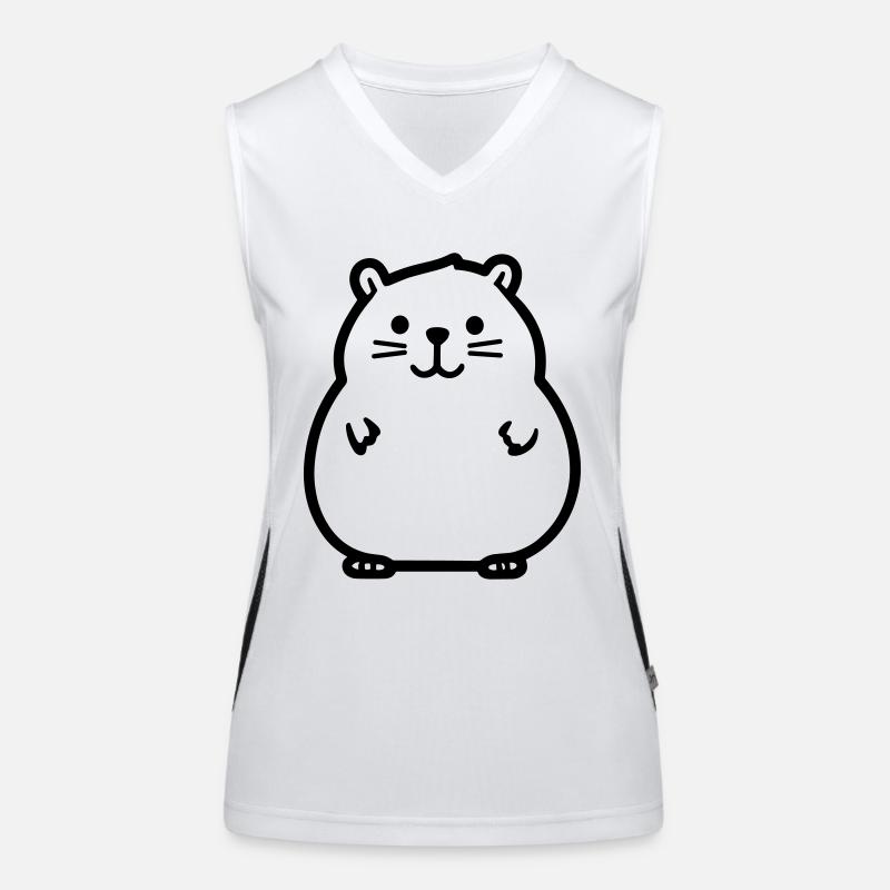 Murmeltier Funktionelles Kontrast-Tank Top für Frauen