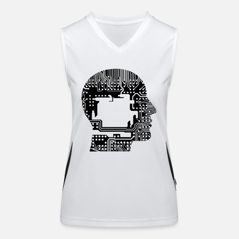 Chef de circuits Débardeur respirant contrasté Femme