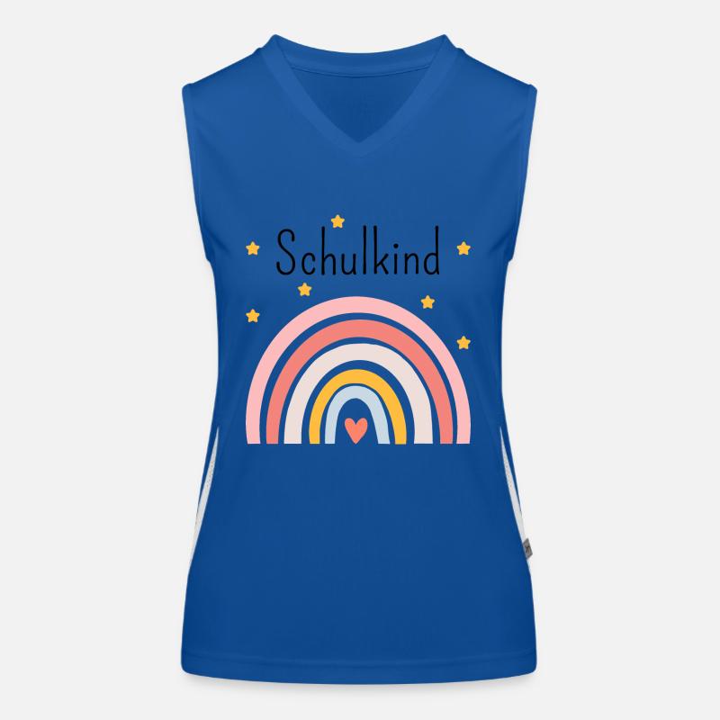 Back to school. Schulkind Women's Functional Contrast Tank Top